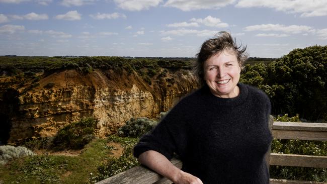 Julie Aldous at Peterborough, where she grew up. Julie has been honoured for her pioneering work creating a year 9 agribusiness education program in collaboration with farmers. Picture: Nicole Cleary