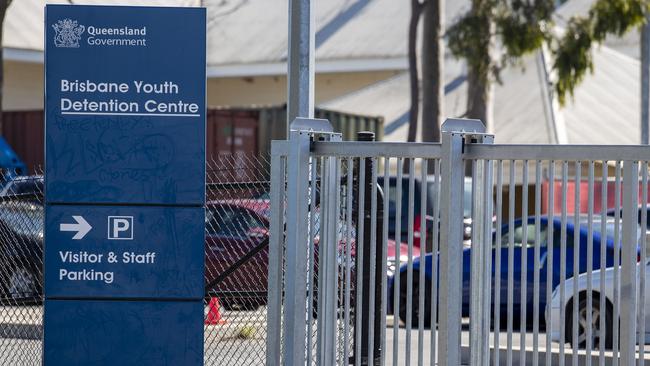 The Brisbane Youth Detention Centre at Wacol has been put into semi-lockdown due to a COVID-19 cluster. Picture: Glenn Hunt