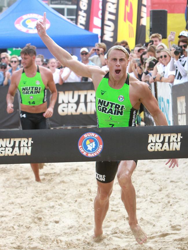 Northcliffe ironman Matt Bevilacqua has overcome broken ribs to return to the Nutri-Grain Ironman series and reclaim the title he last held in 2017-18.