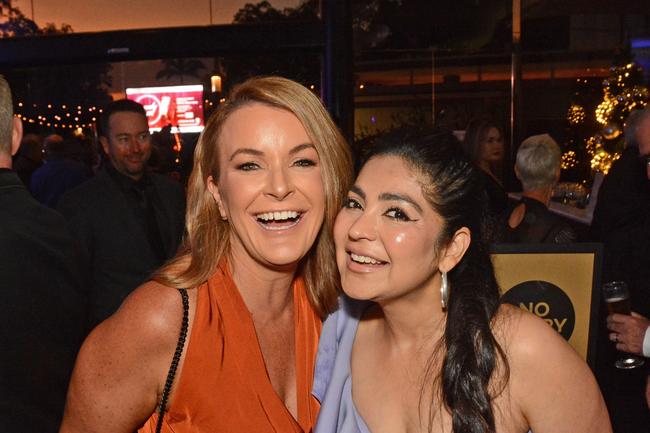 Belinda Dawes and Dr Tanya Unni at Gold Coast Business Excellence Awards at The Star Gold Coast. Pic: Regina King