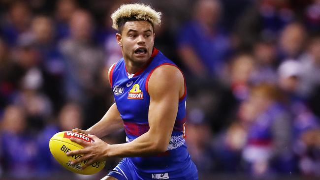 Western Bulldog Jason Johannisen grabbed second in the best and fairest. Pic: Michael Klein