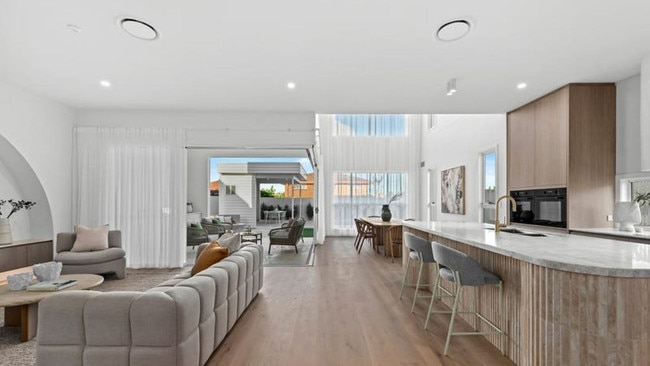 The house was built by its owners, who were looking to sell it on Saturday morning at auction.