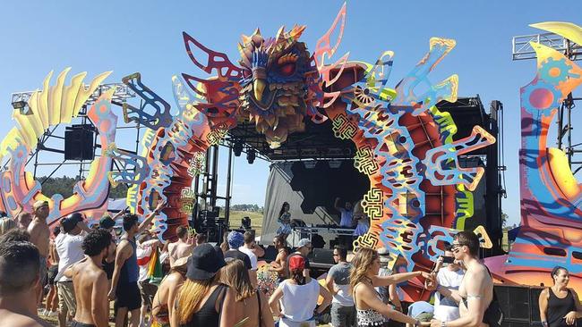 Earthcore in The Park music festival held at the Western Sydney Parklands in November last year. Yellow Sunrise is a company being wound up that is associated with Earthcore.