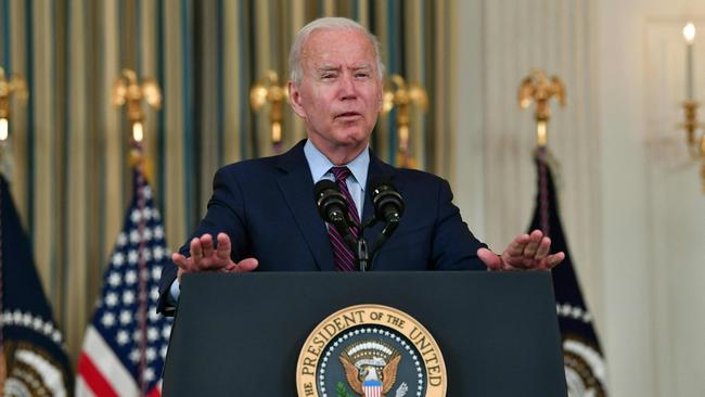 The Biden administration began defining its China trade policy on Monday. Picture: Nicholas Kamm/AFP