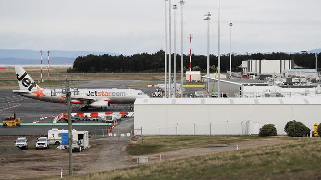 Hobart Airport has drawn attention of several in interested investors. Picture: Zak Simmonds