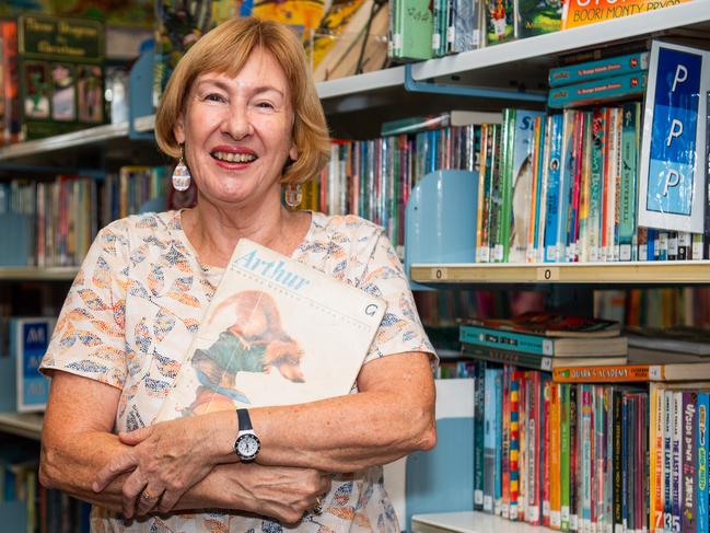 Kerrie Crowfoot has retired after 35 years as a teacher and librarian at Stuart Park Primary School. Picture: Pema Tamang Pakhrin