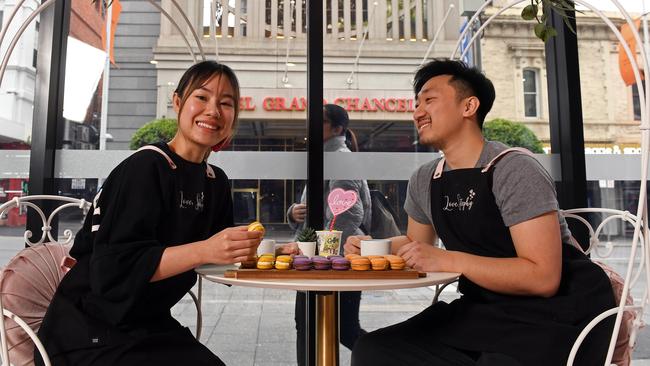 Love Stephy has announced it’s closure in an Instagram announcement. Owner Stephanie Hoang and partner Harry Yan. Picture: Tom Huntley