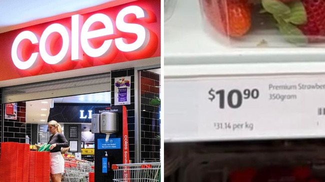 Aussies rage over ‘expensive’ Coles item. Picture: TikTok