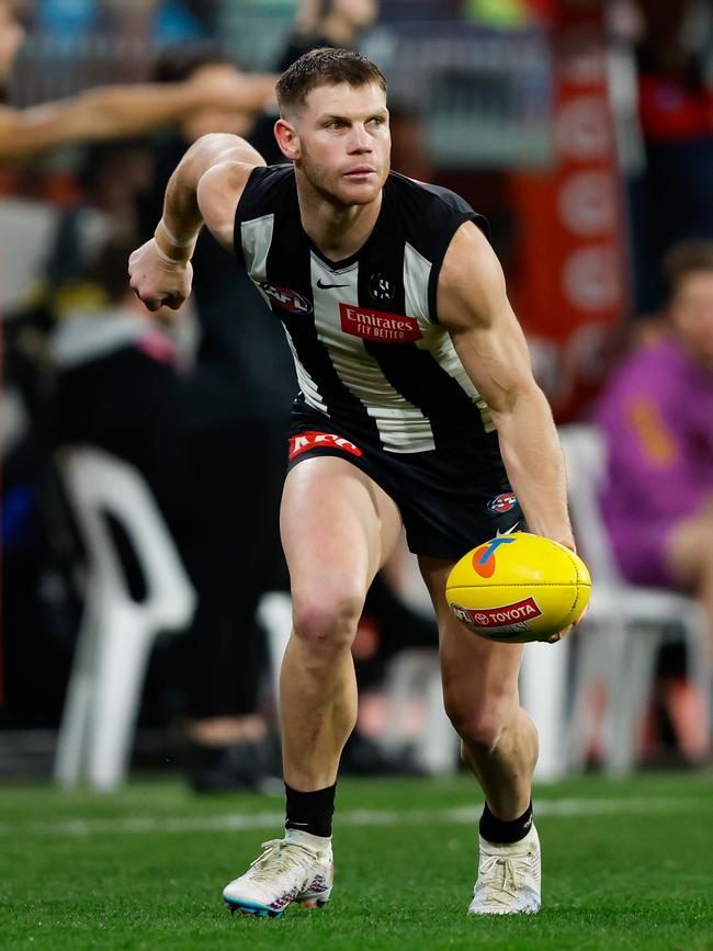 Taylor Adams will miss out. Photo by Dylan Burns/AFL Photos via Getty Images.