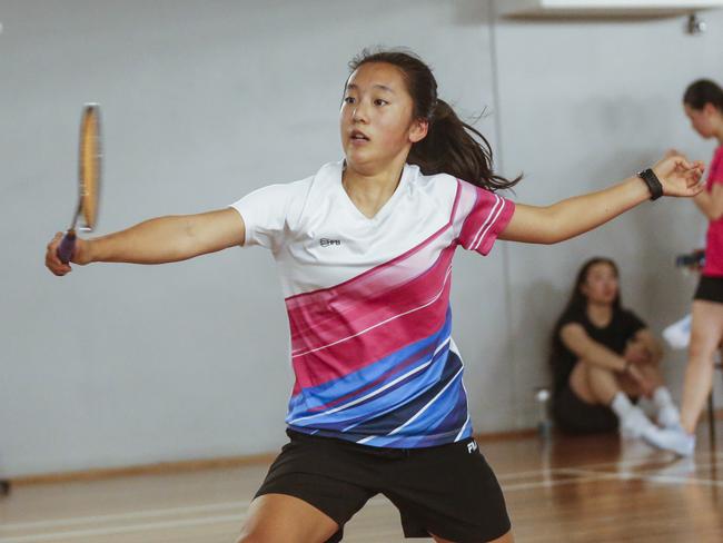 Victorian Badminton Open. Hanna Zhang  . Picture: Valeriu Campan