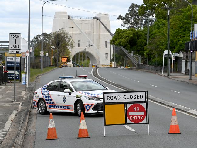 Walter Taylor Bridge is expected to open tonight, five days ahead of schedule. Picture: John Gass