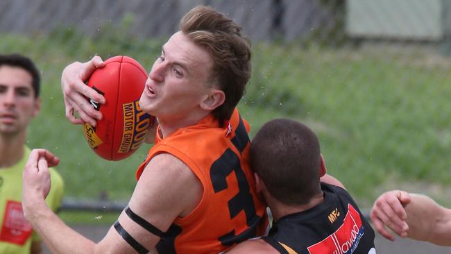 Tanner Lovell had a huge game for Geelong West. Picture: Mark Wilson