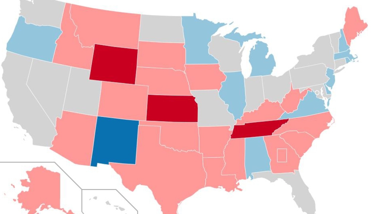 Map of US states where senators are up for re-election in 2020. Picture: Wikimedia Commons