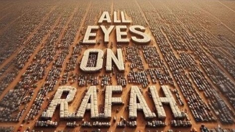 The hashtag “All Eyes on Rafah” has trended around the world this week ... but the meme does not mean eyes on the Hamas terrorists hiding behind civilians there.