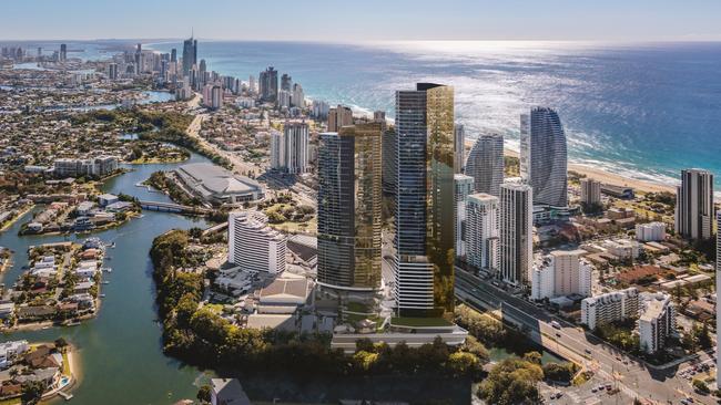 Artist impressions of the The Star Gold Coast’s sold-out towers.