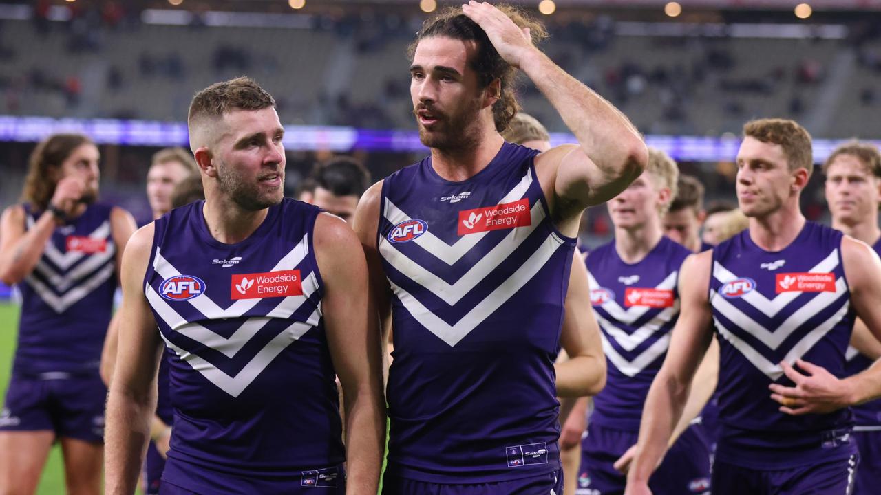 Fremantle’s finals dreams are officially over in 2023. Picture: James Worsfold/Getty Images