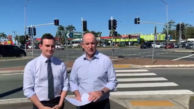 Sam O'Connor and Stuart Robert announce funding for upgrade of notorious Gold Coast intersection