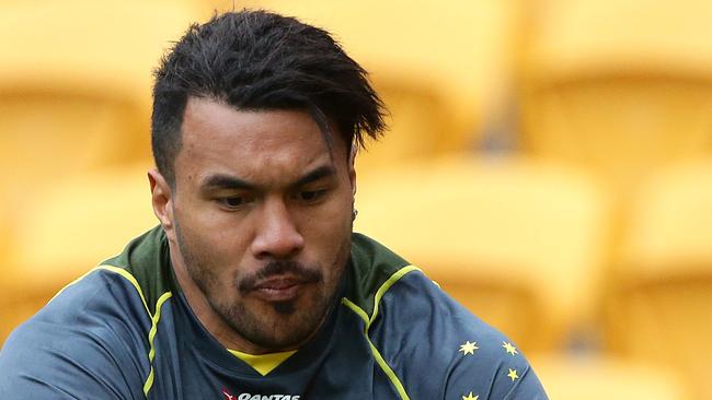 Digby Ioane in action for the Wallabies. Picture: Peter Wallis