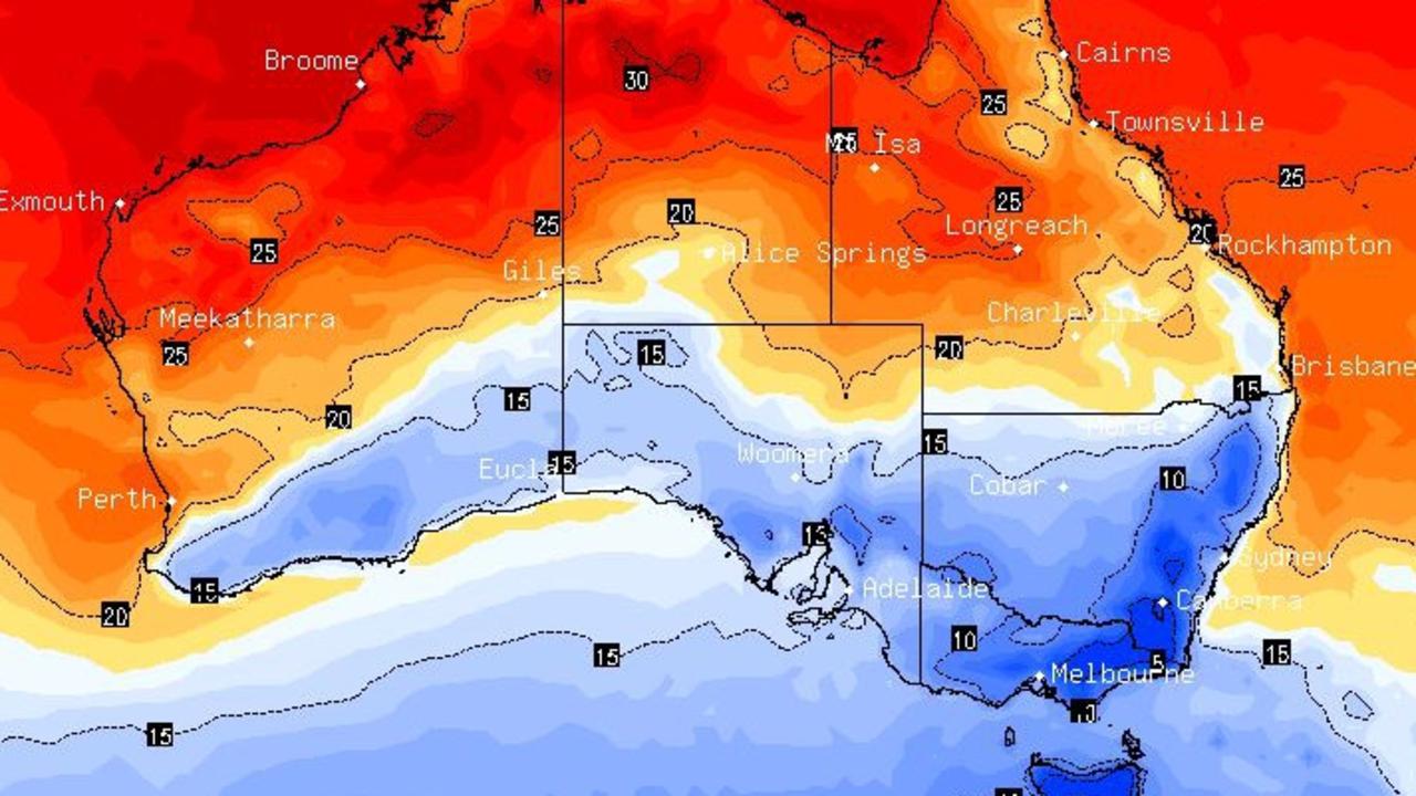 It could lead to the coldest day of the year so far in parts of Victoria and Tasmania. Picture: BSCH