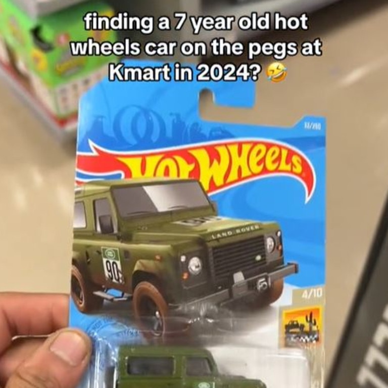 Hot Wheels collectors loved Kmart’s range. Picture: TikTok/@kuyaacollects