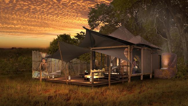 Khwai Leadwood, a new bush camp in the Okavango Delta.