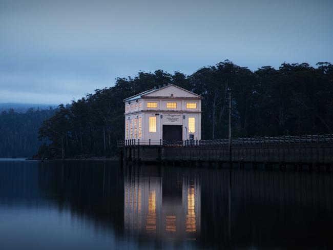 What was once a hydro-electric station in the 1930's and 40s, Pumphouse Point Wilderness Retreat sits above the Tasmania's Lake St Clair. For: Laps.