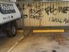Man charged after alleged Nazi graffiti, police assault