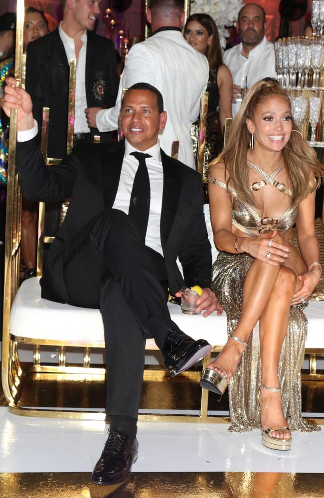 A-Rod and JLo partied for her 50th at the Gloria Estefan Estate on Star Island in Miami. Picture: BACKGRID