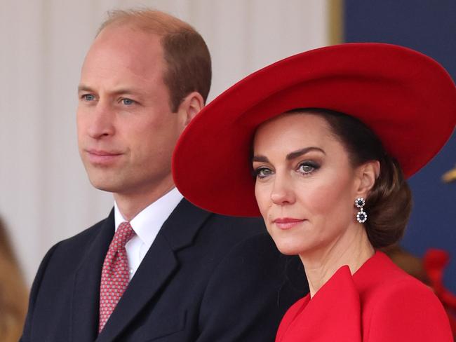 Prince William and Princess Catherine have put plans for staff changes on hold. Picture: Getty Images