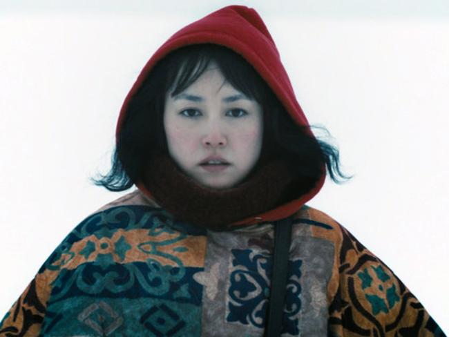 Beaten-down Japanese officer worker ... Rinko Kikuchi stars in Kumiko, the Treasure Hunter.