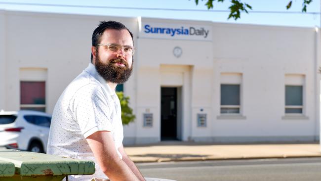 Journalist Michael DiFabrizio lost his job at the Sunraysia Daily when the newspaper ceased printing. Picture: Carmel Zaccone