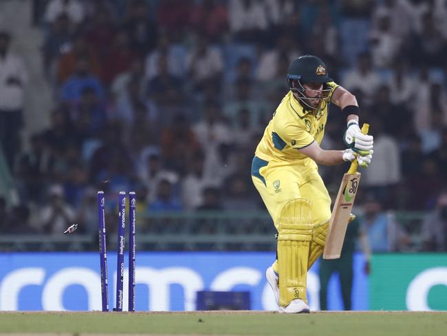 Josh Inglis was dismissed by Kagiso Rabada of South Africa for just five runs. Picture: Getty Images