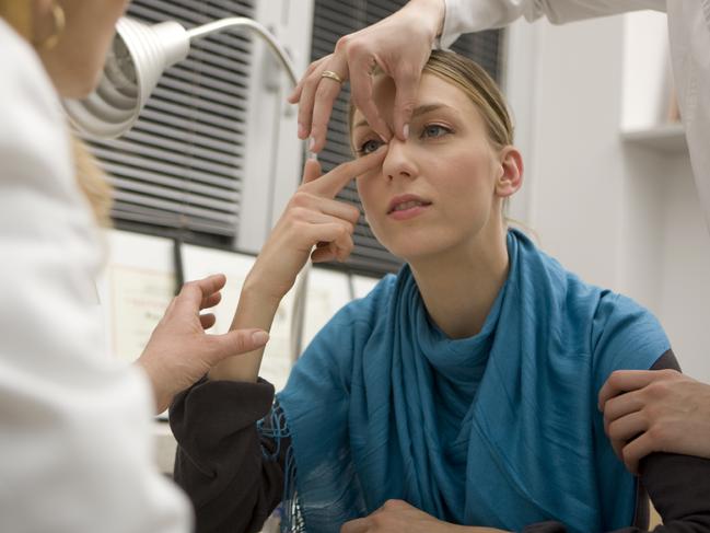 Generic image of a woman prepared for cosmetic surgery