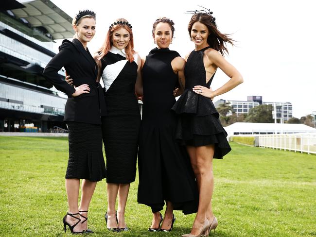 Sydney Spring Carnival Ambassadors (L-R) Anna Bamford, Carissa Walford, Pip Edwards and Jodi Anasta. Picture: Tim Hunter.