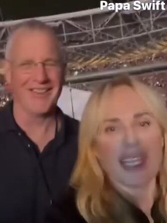 Taylor Swift's dad with Rebel Wilson in Sydney Picture: Rebel Wilson/Instagram