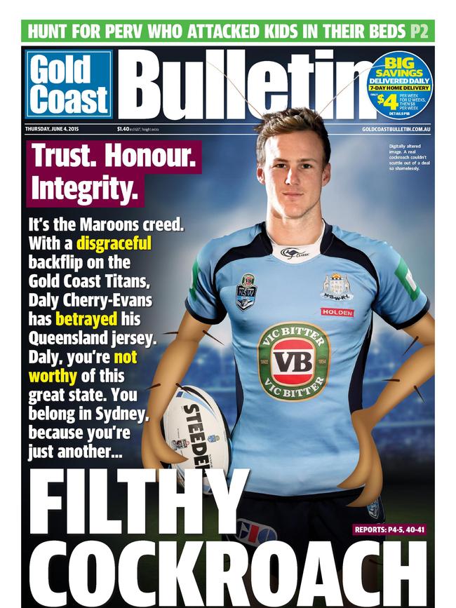 Gold Coast Bulletin, June 4, 2015