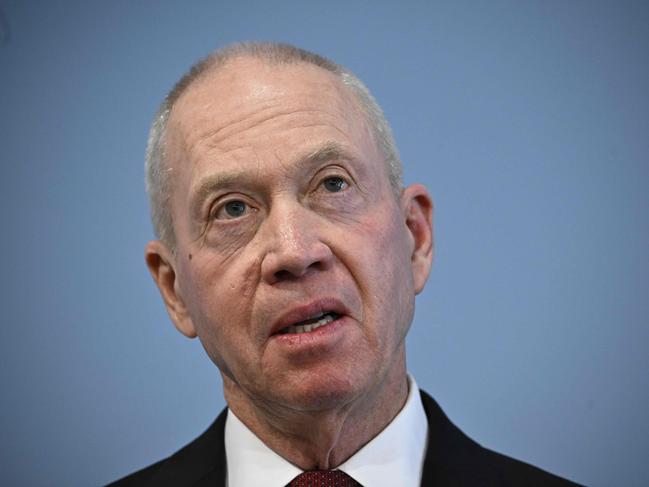 Former Israeli Defence Minister Yoav Gallant. Picture: AFP