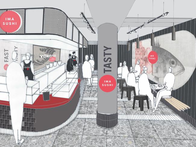 IMA Sushi will open in Westfield Bondi Junction at the end of September.