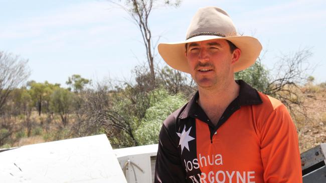 Minister for Planning, Lands, and Environment Josh Burgoyne in Alice Springs. Picture: Gera Kazakov