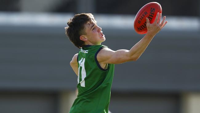 Jordyn Gillard of Parade College in action. Picture: Daniel Pockett/AFL Photos/via Getty Images