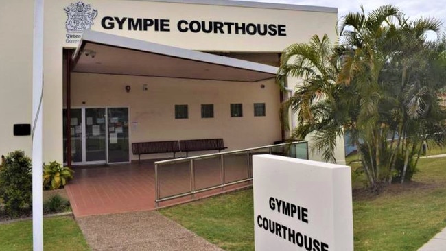 Bud Condon was escorted from Gympie Magistrates Court by two police officers as his fiance sobbed in the public gallery.