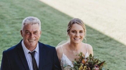 Robert Grady and his daughter, Jaclyn, on her wedding day.