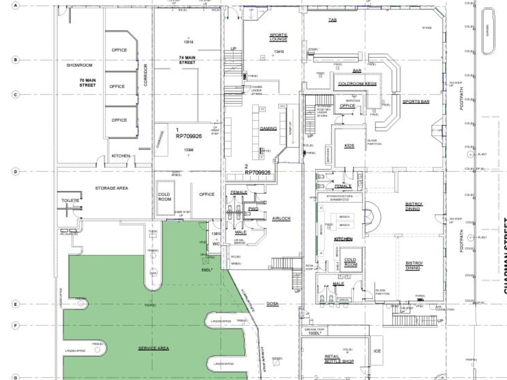 The new beer garden, built behind the foxlee building at 74 Main St will include a new bar, 14 picnic tables and 'as much vegetation as reasonably possible'.