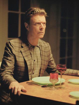 2013 ... David Bowie playing his role in a scene from the short film <i>The Stars (Are Out Tonight)</i> that accompanies his single. Picture: AFP