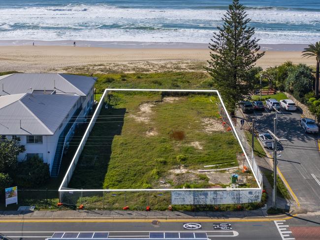 $17.5m piece of land at 141 Hedges Ave, Mermaid Beach