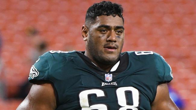 Jordan Mailata has earned a guaranteed contract with the NFL champions Philadelphia Eagles. Picture: Nick Cammett/Getty Images