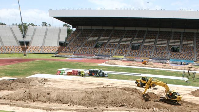 More construction is set for QSAC stadium ahead of 2032. Picture: Kevin Bull