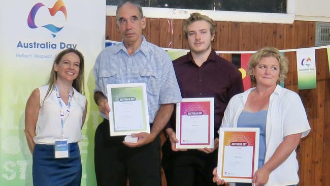 Award recipients L to R: Dr Clio Cresswell, Robert Boota, Reegan Allwood, and Mekella Hannant