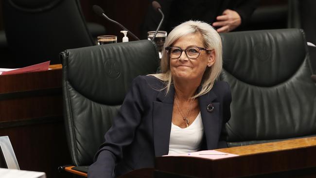 Minister Elise Archer. Question time in the Tasmanian parliament. Picture: Nikki Davis-Jones