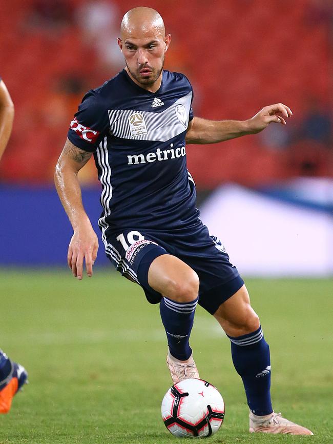James Troisi in action for Melbourne Victory. Picture: AAP